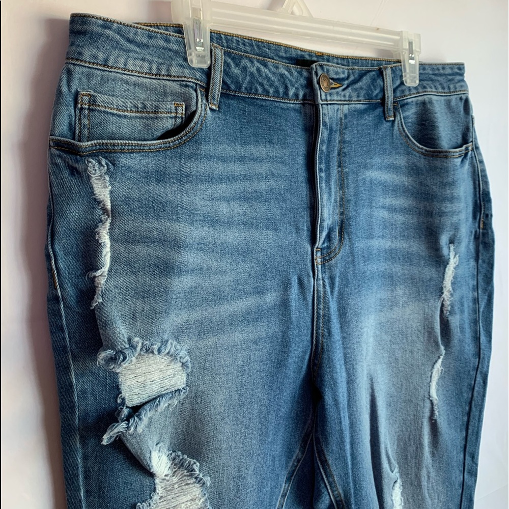 NWT + distressed jeans
